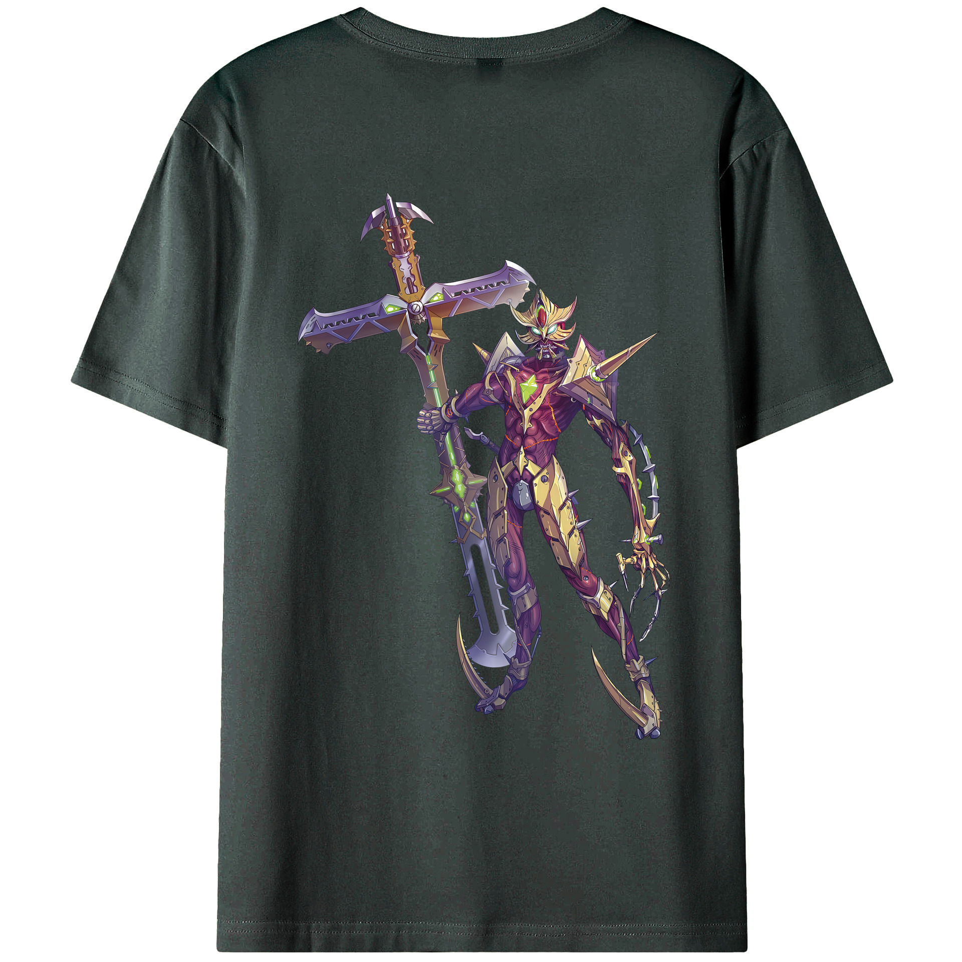 （画像用） ウルトラマン Ultraman 綿100％ メンズ半袖Tシャツ（バックプリント） 通気性